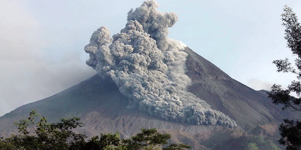 Stratigraphy and Radiocarbon Dating of Pyroclastic Deposits at Merapi Volcano