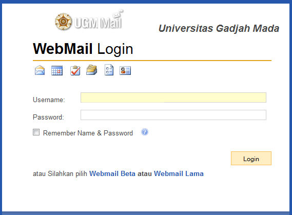Cara Mendaftar Email di Server UGM @mail.ugm.ac.id